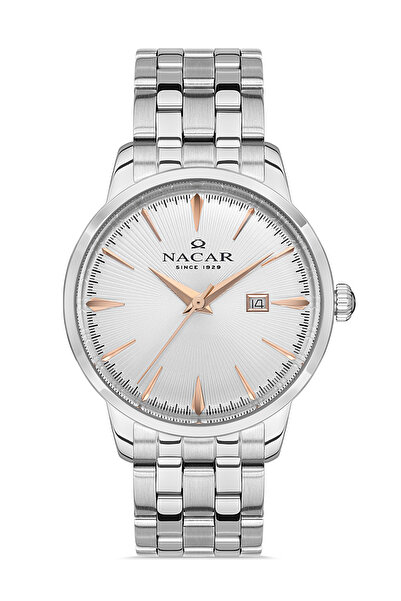 Nacar KLASİK GÜMÜŞ ERKEK KOL SAATİ NC21-296986-ASRM