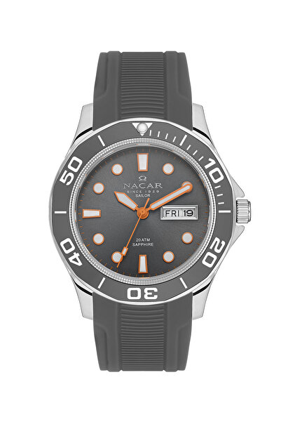 Nacar Sapphire Glass Sport Grey Men's Wristwatch Nc34-29B509-Ags7