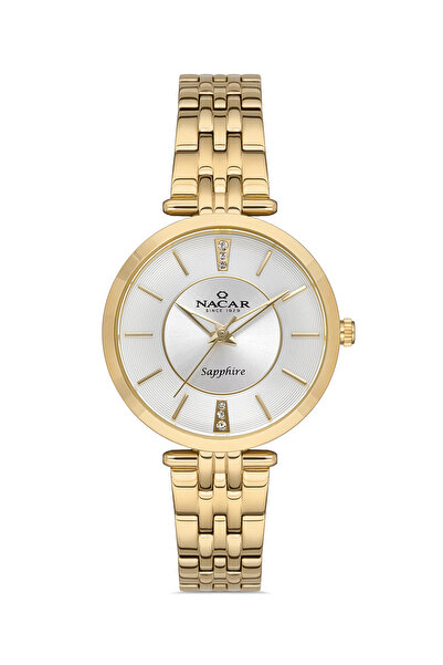 Nacar Sapphire Glass Gold Women's Wristwatch Nc34-39B324-Dsm