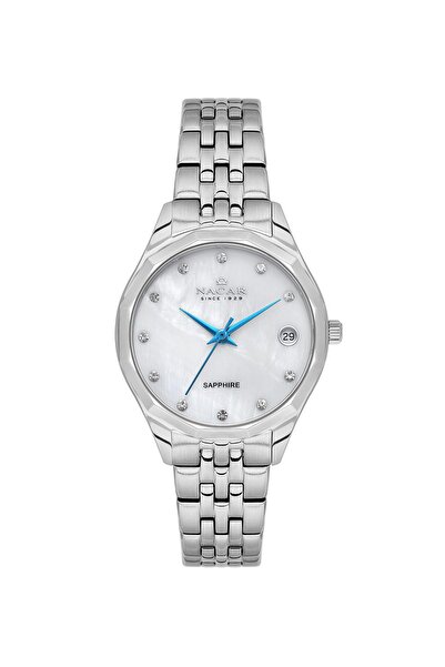 Nacar SAFİR CAM GÜMÜŞ KADIN KOL SAATİ NC34-39B715-ASMS