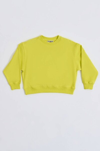 THERECOLOR Yellow Organic Sweatshirt Girl's Long Sleeve