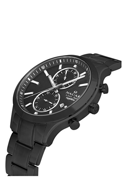 Nacar Sapphire Glass Sports Black Men's Wristwatch Nc33- 298316 G-Bbm