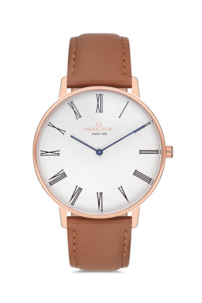 Nacar KLASİK KAHVERENGİ ERKEK KOL SAATİ NC34-290290-RWL2