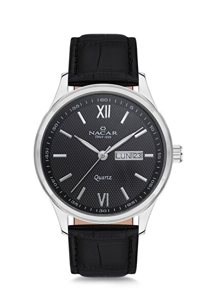 Nacar KLASİK SİYAH ERKEK KOL SAATİ NC31-29B155-ABL1