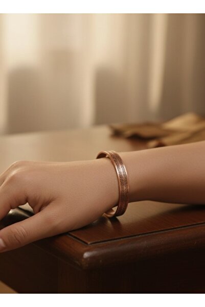 Süspüs Accessories Ayetel Kürsi Yazılı Saf Bakır Bilezik