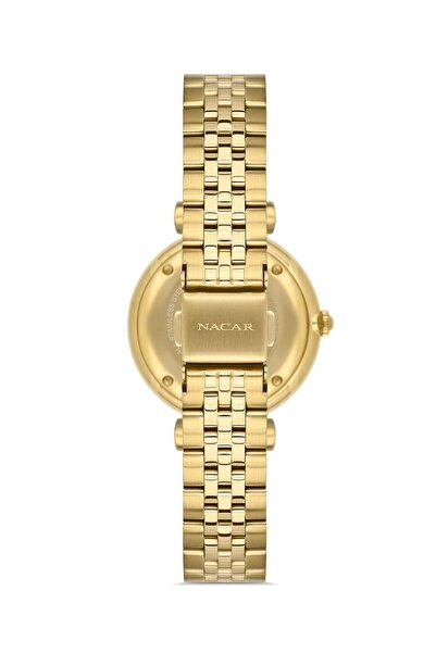 Nacar Sapphire Glass Classic Gold Women's Wristwatch Nc34-39B553-Dsm