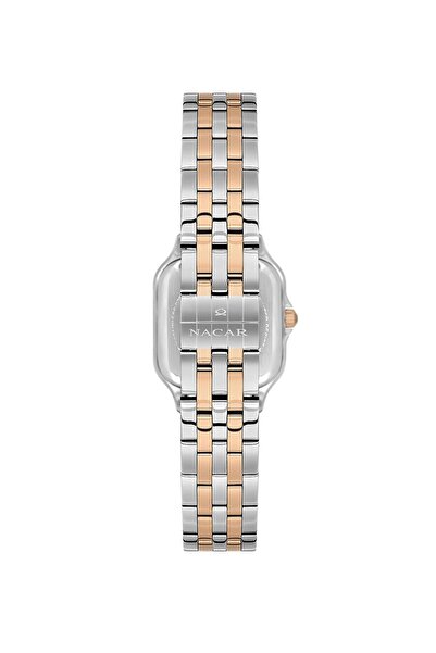 Nacar Sapphire Glass Silver - Rose Women's Wristwatch Nc33- 398508 -Ewms