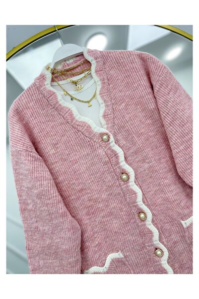 YEDİLALE Embroidery Patterned Knitwear Cardigan