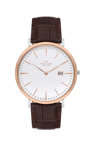Nacar KLASİK KAHVERENGİ ERKEK KOL SAATİ NC17-2930242-ESL2