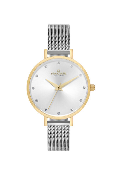 Nacar Sapphire Glass Silver Women's Wristwatch Nc17- 3920718 -Csms