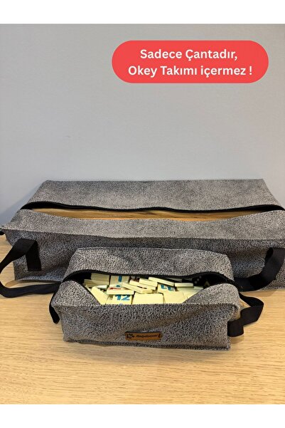 Mady Aksesuar حقيبة أدوات أوكاي باللون الرمادي المائل للرمادي، لا تحتوي على أدوات أوكاي!