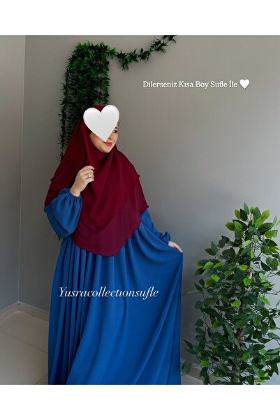 Yüsra Collection Combinație de rochie și pantaloni scurti Ayrobin, set de 2 p...