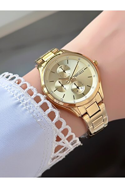 Ferrucci  Kadın Metal Kordon Kol Saatİ