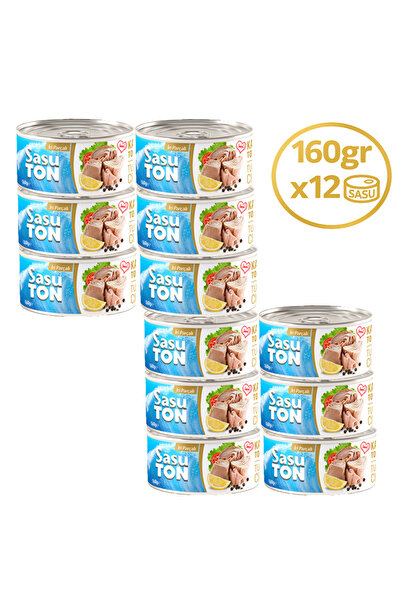 SASU Blue Klasik Ton Balığı 12x160g Iri Parçalı
