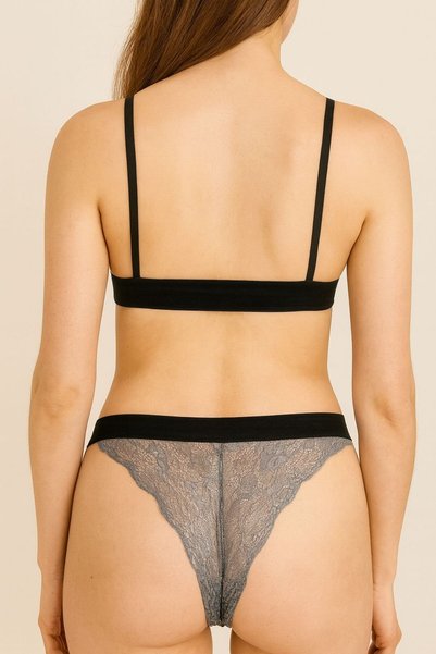 DEEP SECRET Set brațe din dantelă gri Ds20095brt