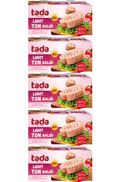 Tada Light/Hafif Ton Balığı 160 gram 10 lu Paket - Doğal Lezzet