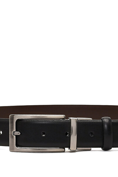 Derimod Men's Black Leather Belt 000A2D1306218