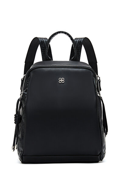 Derimod Women's Black Long Strap Backpack 25Wbd249118