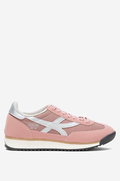 Liger Kadın Denye Kumaş Günlük Spor Ayakkabı PUDRA