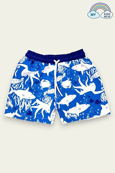 My Kids Wear Paraşşüt Kumaş Çocuk Deniz Şortları