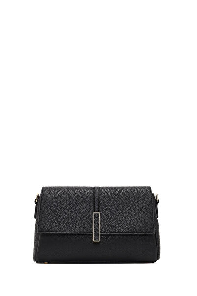 Derimod Women's Black Long Strap Classic Crossbody Bag 25Abd2100Ft