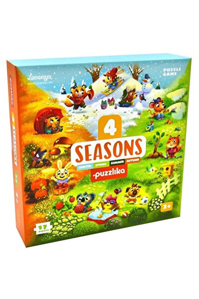 CUBIKA Puzzle 4 Amazing Seasons, Carton, 17 piese