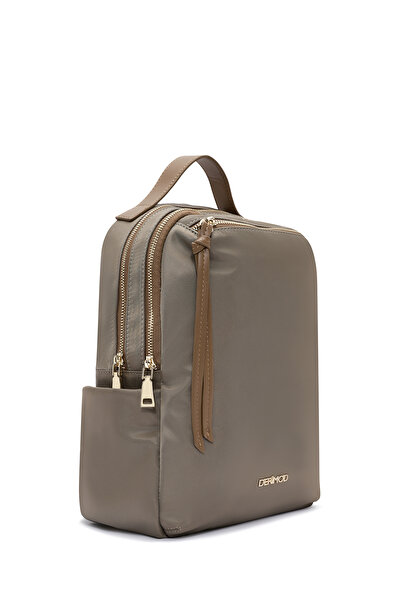 Derimod Women's Mink Fabric Backpack 25Wbd24896F