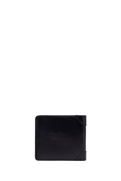 Derimod Men's Black Leather Wallet 000A2D360818