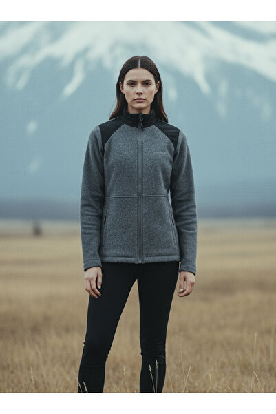 Blackspade Women's Fleece Sweatshirt 50943, Anthracite Color