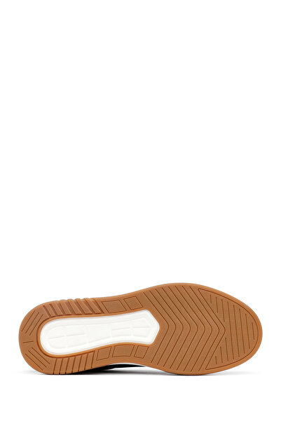 Derimod Erkek Lacivert Bağcıklı Kalın Tabanlı Deri Sneaker,Kışlık Spor Ayakkabı 25WFD6885FT