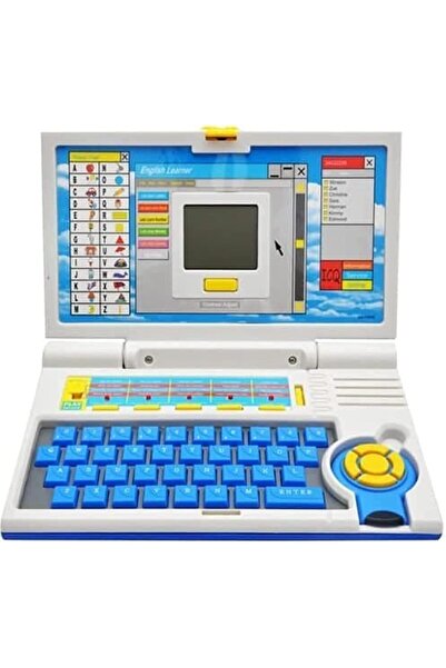 REZZOSS كمبيوتر محمول تعليمي للأطفال لتعليم اللغة الإنجليزية مع إمكانية التحكم بالماوس