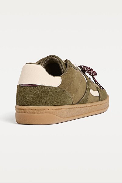 Stradivarius Süet günlük spor ayakkabı