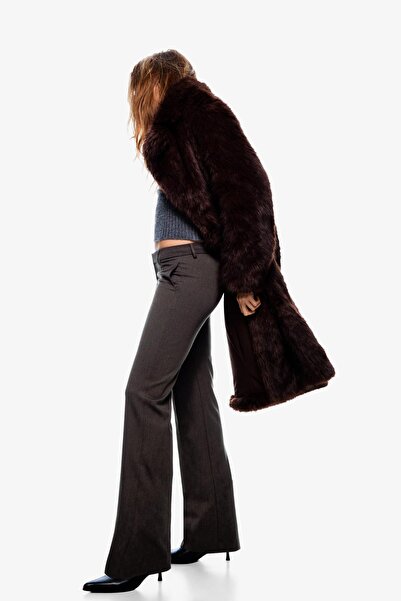 Bershka Low-rise boot-cut trousers