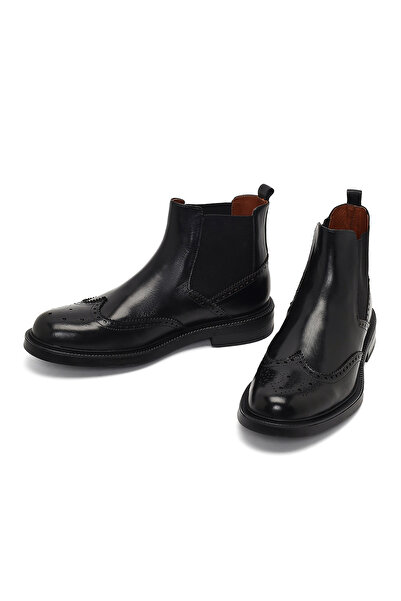 Derimod Erkek Siyah Deri Chelsea Bot 25WFD724718