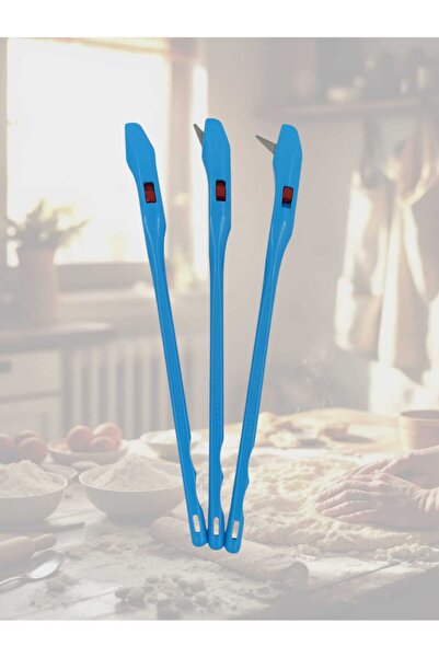 BeeChef Hamur Çizme Jileti Çubuğu Ekmek Hamur Pide Şekillendirme Pastane Fırın Jileti 18 cm (2 ADET)