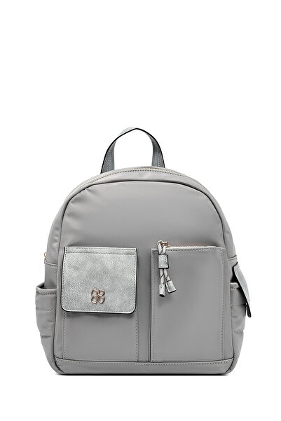 Derimod Women's Gray Fabric Backpack 25Abdus28146F