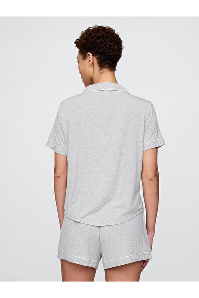 GAP Kadın Gri Modal Pijama Üstü