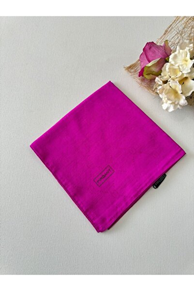Siyane Women's Monogram Jacquard Scarf Dark Fuchsia 95 X 95