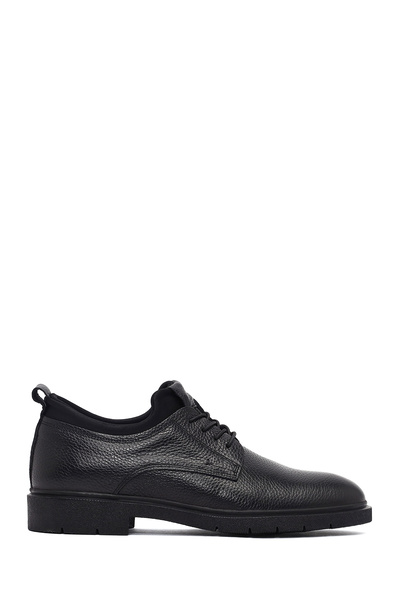 Derimod Men's Black Lace-Up Leather Casual Shoes 25Wfd7501Ft
