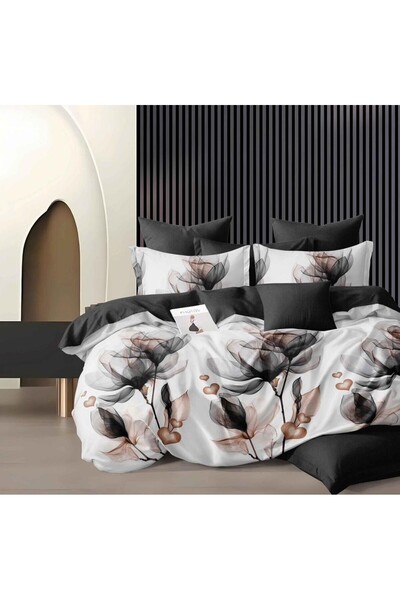 Happy Home Lenjerie de pat FINET, pat dublu, fara elastic, 6 piese, 230x250cm