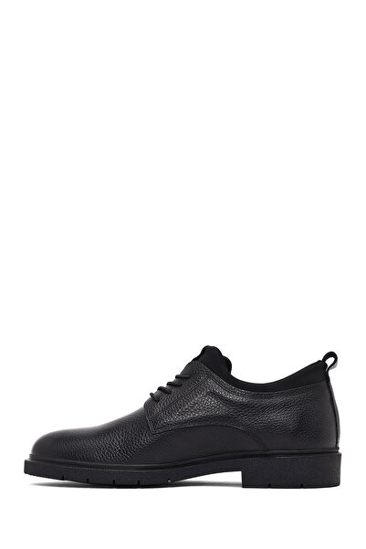 Derimod Men's Black Lace-Up Leather Casual Shoes 25Wfd7501Ft