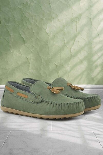 Rakerplus Green Velcro Boys' Loafers
