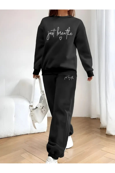 HOFFNUNG Просто дишай Комплект от горна и долна част за колоездене Комплект от широки спортни панталони