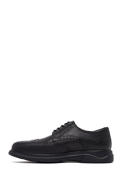 Derimod Men's Black Lace-Up Leather Casual Shoes 25Wfd677418