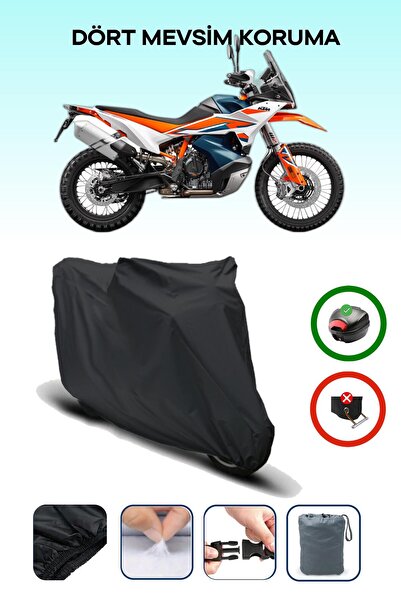 Breen حقيبة خلفية سوداء Ktm 890 Adventure R متوافقة مع القماش المشمع المقاوم ...