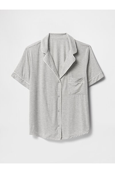GAP Kadın Gri Modal Pijama Üstü