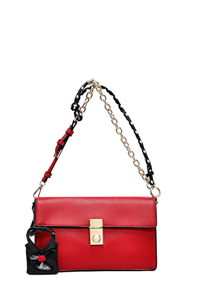 Derimod Kadın Kırmızı Uzun Askılı Çapraz Çanta 25ABD244018