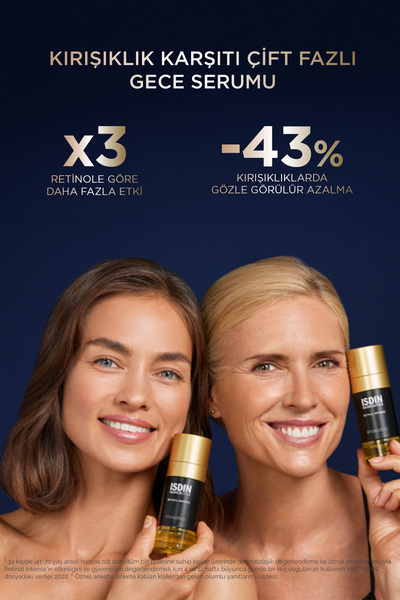 ISDINCEUTICS Retinal Intense Yaşlanma Karşıtı Retinal İçeren Çift Fazlı Gece Serumu 50 ml