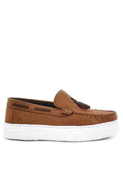 Rakerplus Tan Suede Boy's Classic Loafer Shoes