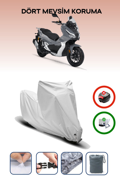 Breen RKS Freccia 125 - مشمع دراجة نارية آمن ومقاوم للماء متوافق مع القفل